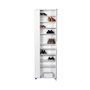 Hanah Home Zapatero con Puerta de Espejo Blanco